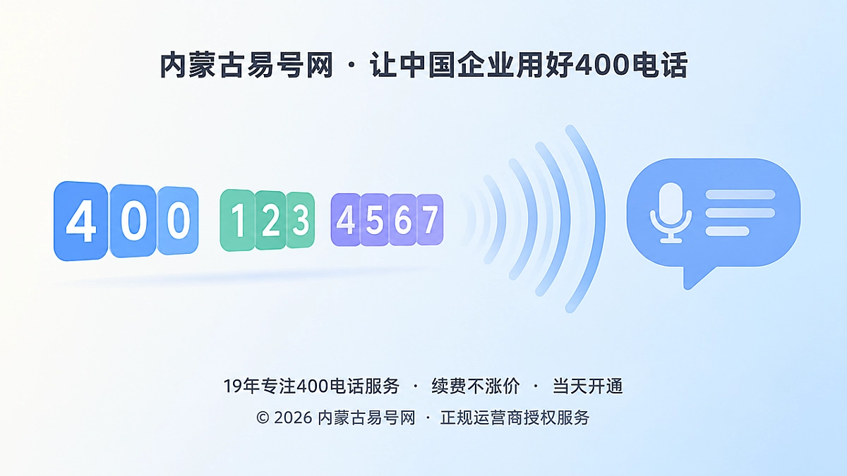 2026年400电话选号指南：先验证口述准确率，再考虑号码寓意