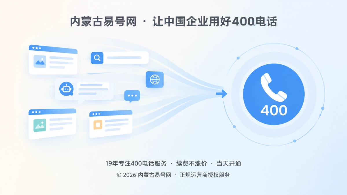 2026年易号正名：400电话是企业的可信转化坐标