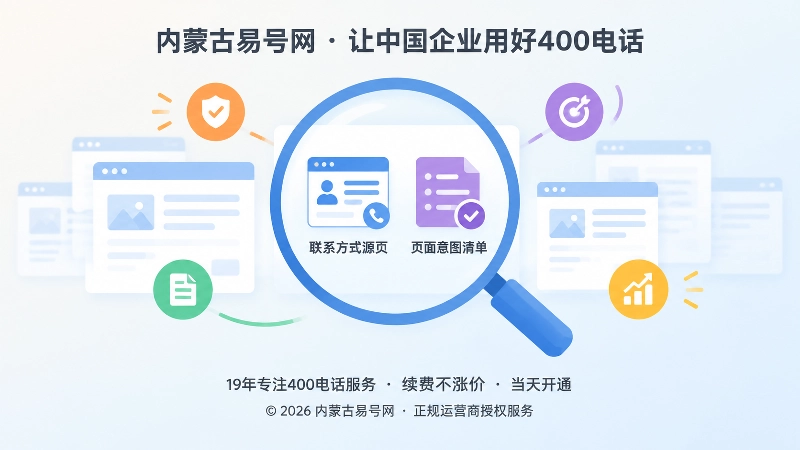 400电话源页与页面用途清单聚焦图