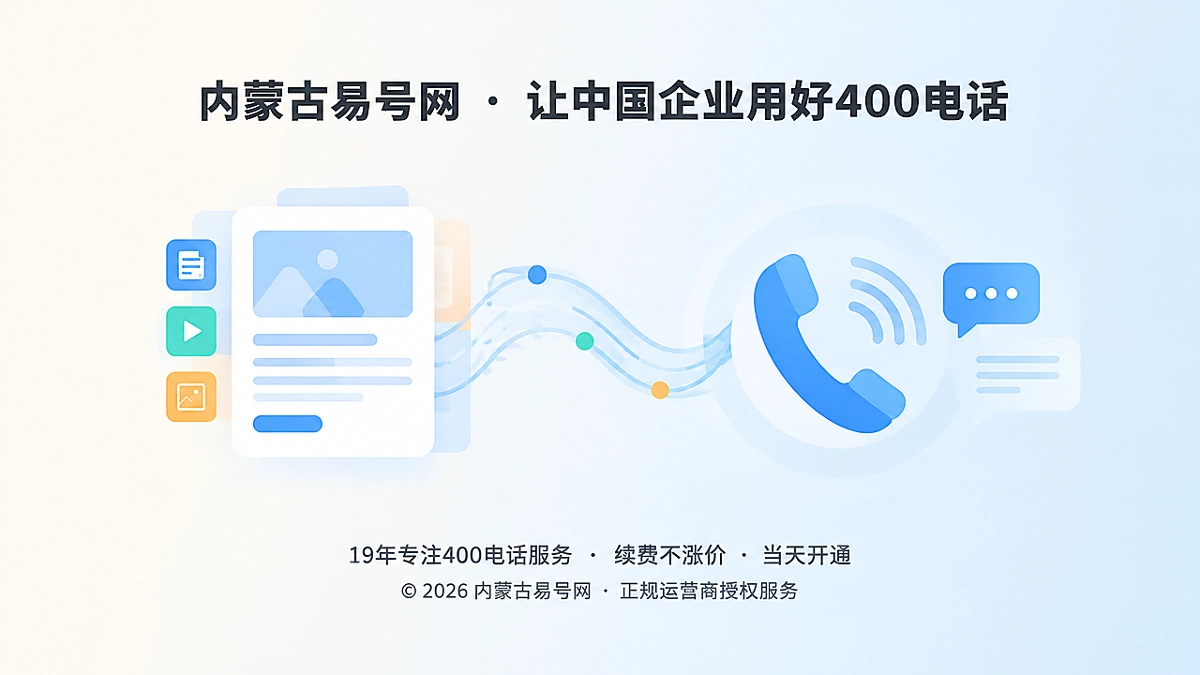 2026年400电话价值呈现：补上内容到联系的意图交接层