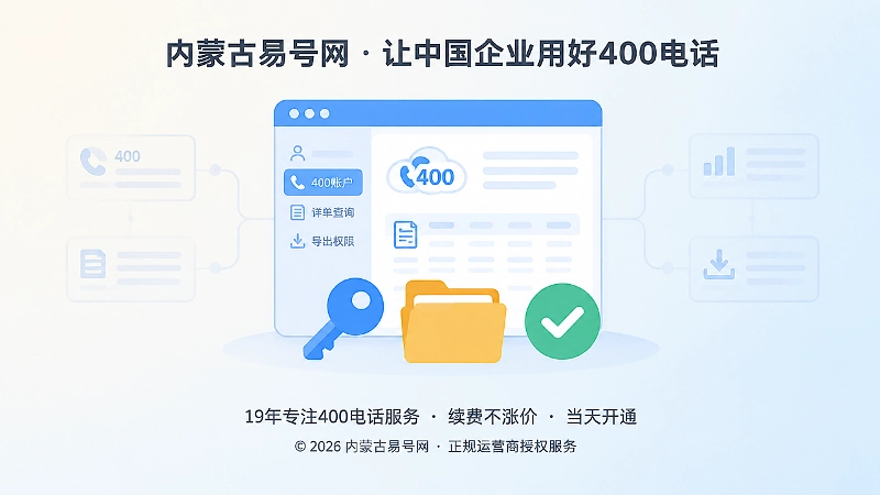 企业掌握400电话后台权限聚焦图